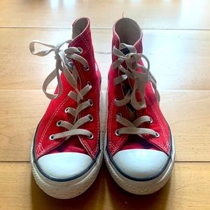 Red Converse All Star High Tops